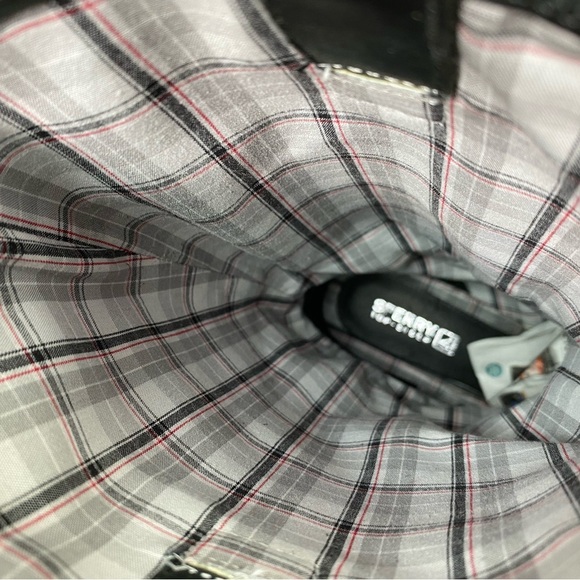 Sperry Top Sider Womens 6.5 US Black Leather Harness Boots Mid Calf Pull-on - Picture 8 of 11